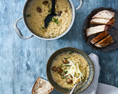 Oppskrift på risotto med sopp – kremet og smakfull klassiker