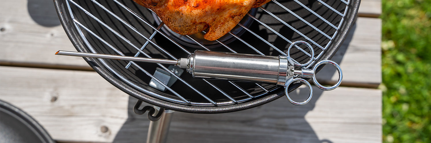 Oppnå mer smak i kjøttet med en marinadesprøyte fra ONYX Cookware
