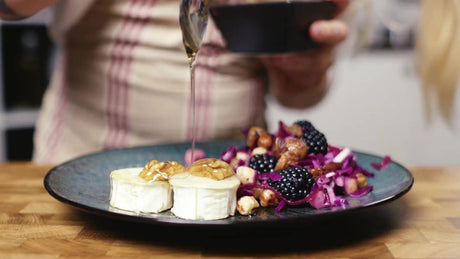 Inspirasjon - Salat med grillet geitost