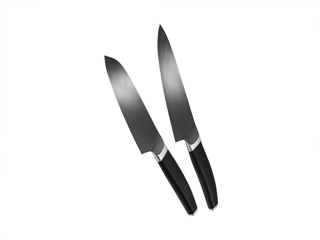 2-PCS CHEF-SANTOKU KNIFE SET - 1