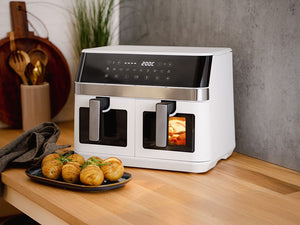 AIRFRYER - DUAL - KOMPLETT SETT - 9