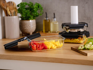 REKTANGULÆR VAKUUM GLASSBEHOLDER – 630ML - 6