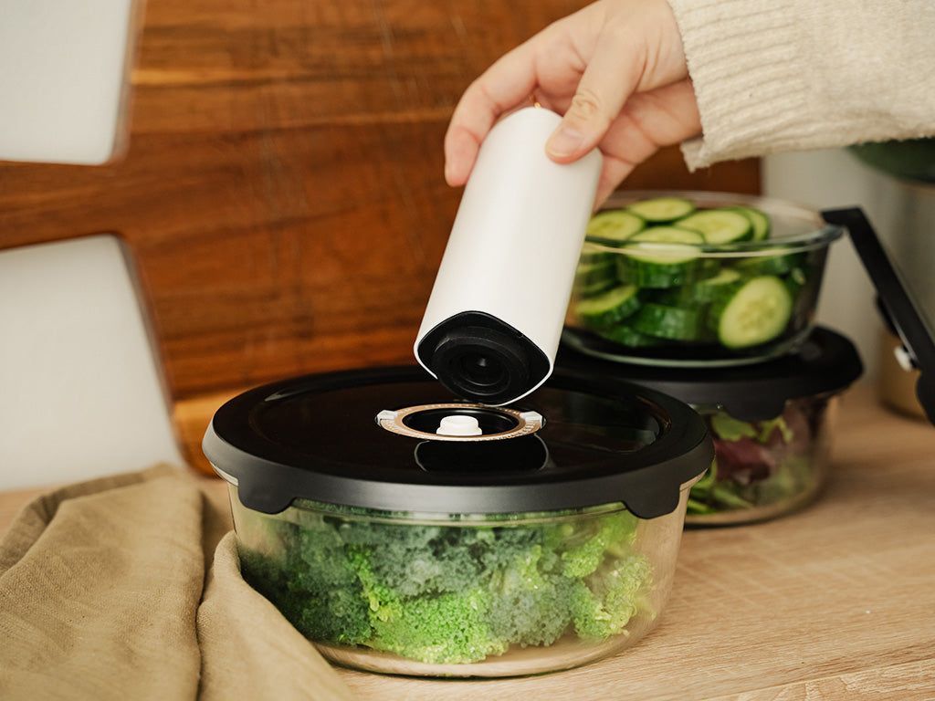 RUNDT VAKUUM GLASSBEHOLDER - UNIVERSAL SETT - 4