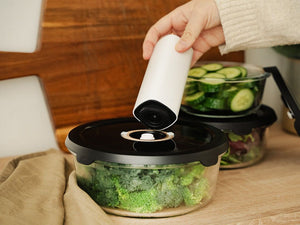 RUNDT VAKUUM GLASSBEHOLDER - POSE SETT - 4