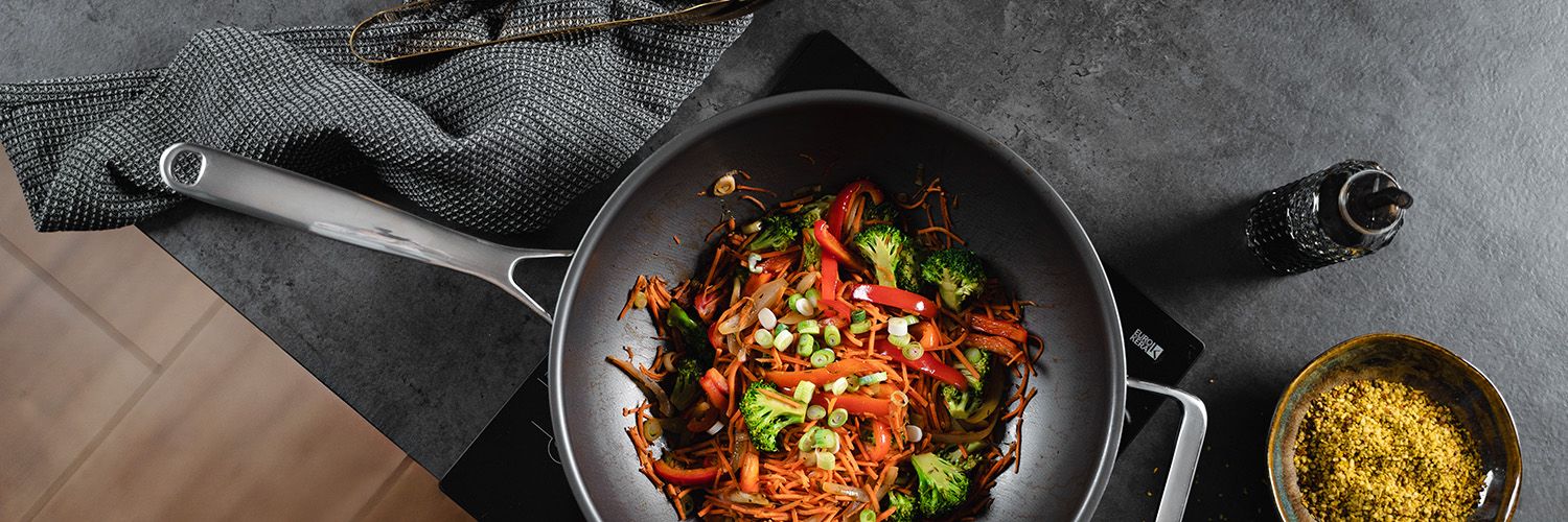 ZERO – NATURLIG NON-STICK WOKPANNE 30 CM - 10