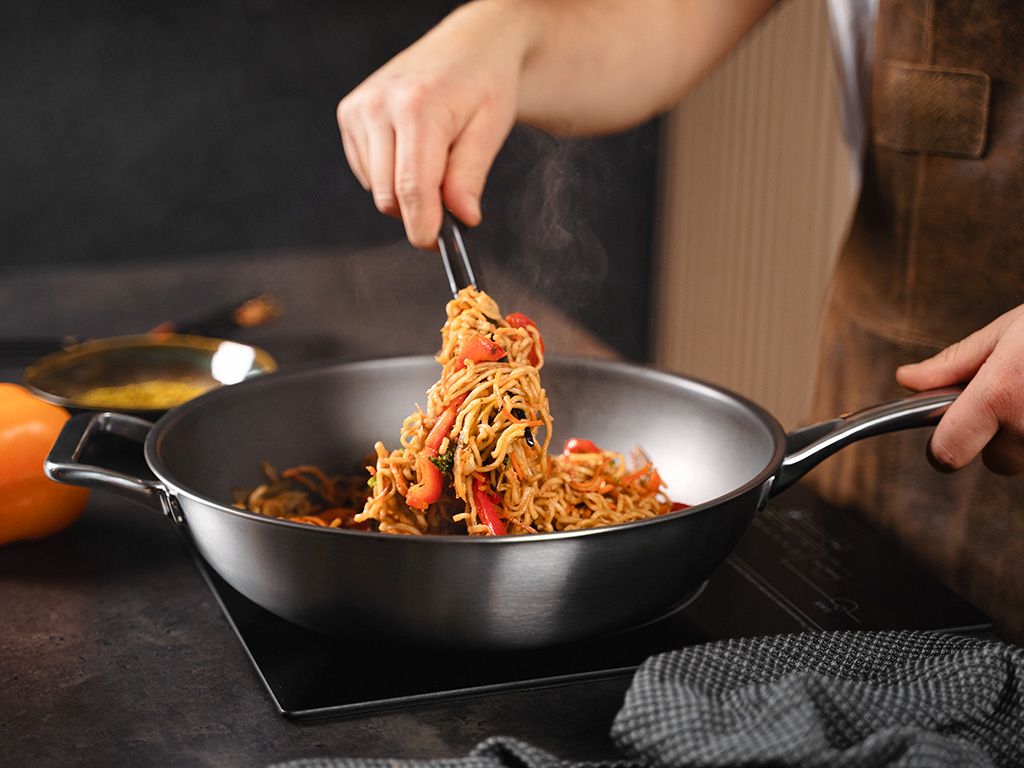 ZERO – NATURLIG NON-STICK WOKPANNE 30 CM - 3