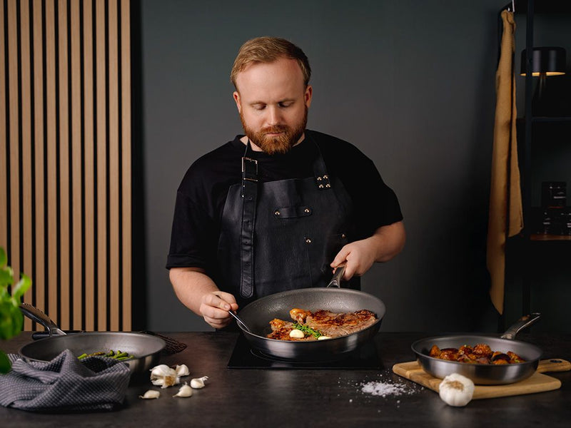 ZERO – NATURLIG NON-STICK STEKEPANNESSETT - 2-DELER