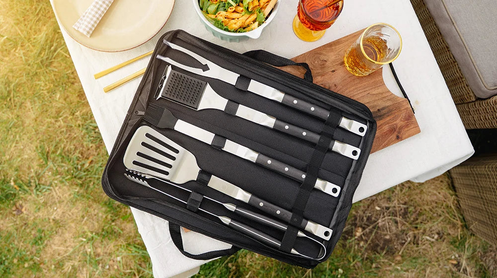 BBQ grillsett – 6 deler