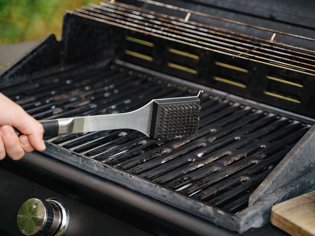 BBQ RENGJØRINGSBØRSTE I RUSTFRITT STÅL - 4