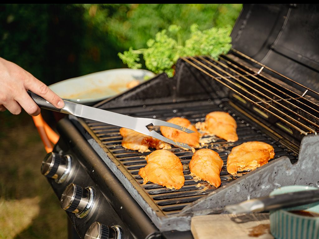 BBQ GAFFEL I RUSTFRITT STÅL - 3