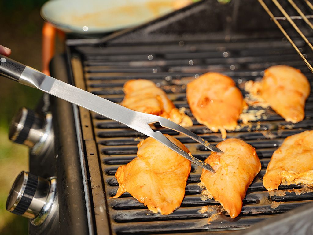 BBQ GAFFEL I RUSTFRITT STÅL - 4