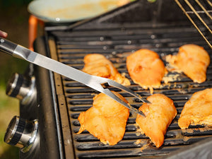 BBQ GAFFEL I RUSTFRITT STÅL - 4