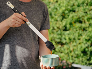 BBQ SILIKONPENSEL I RUSTFRITT STÅL - 3