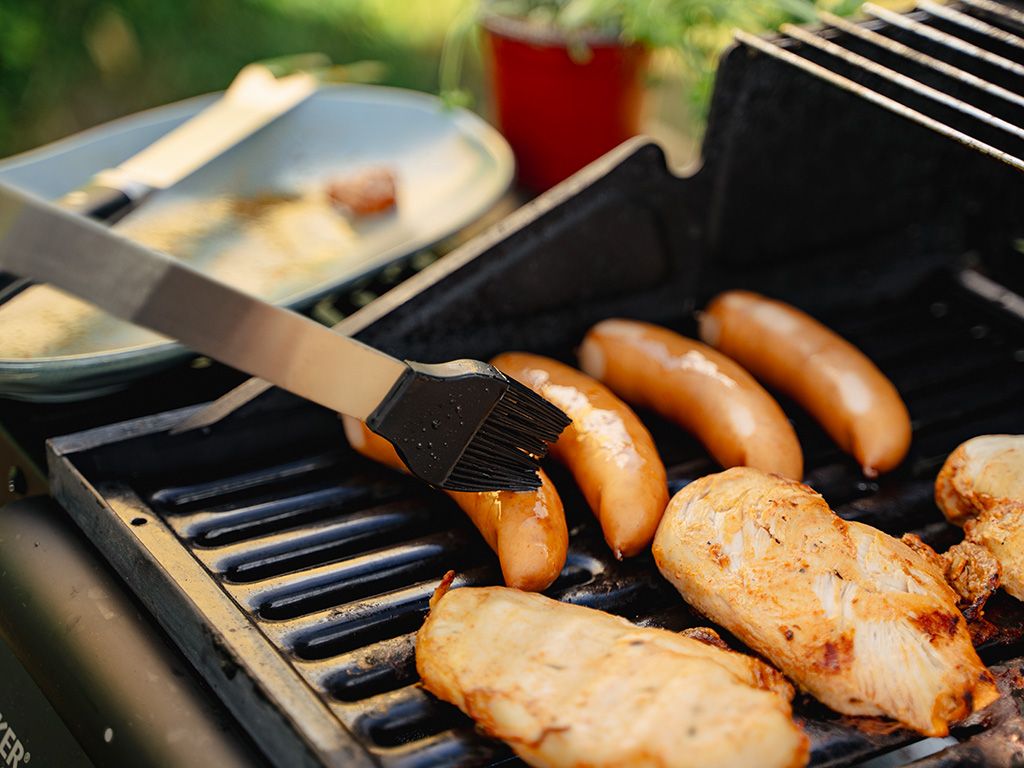 BBQ SILIKONPENSEL I RUSTFRITT STÅL - 4