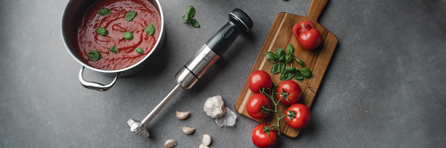 TRÅDLØS STAVMIKSER MED BATTERI