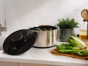 SALATSLYNGE I RUSTFRITT STÅL - 8