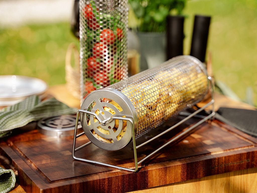 GRILL BASKET CYLINDER – SMALL - 4