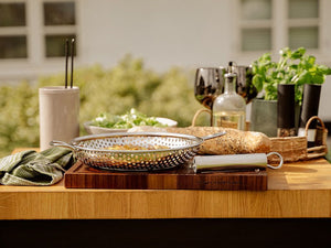 BBQ GRILLPANNE MED AVTAGBART HÅNDTAK 28 CM - 5