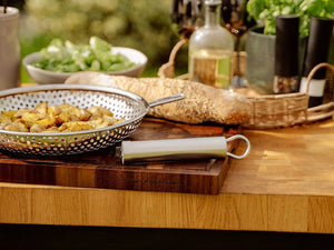 BBQ GRILLPANNE MED AVTAGBART HÅNDTAK 28 CM - 4