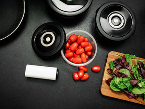 RUNDT VAKUUM GLASSBEHOLDER - POSE SETT - 7