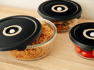 RUNDT VAKUUM GLASSBEHOLDER - UNIVERSAL SETT - 8