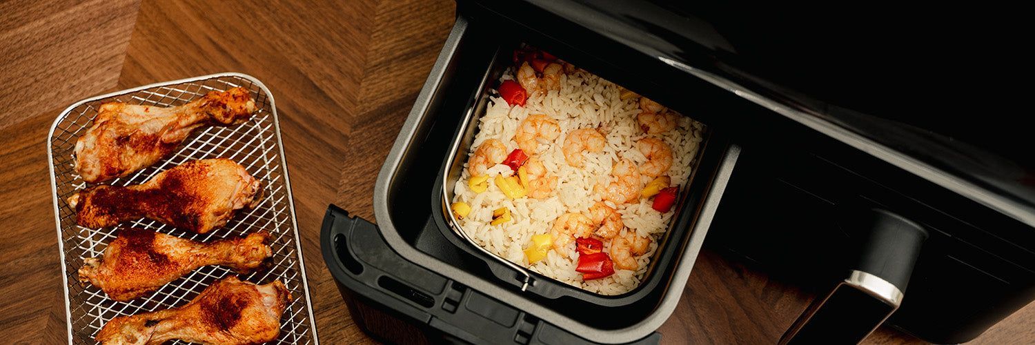 AIRFRYER BASKET DUAL - 6