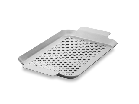 BBQ-BRETT I RUSTFRITT STÅL 33×18 CM - 1