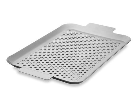 BBQ-BRETT I RUSTFRITT STÅL 43×25 CM - 1