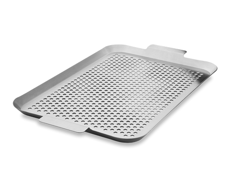 BBQ-BRETT I RUSTFRITT STÅL 50×30 CM - 1