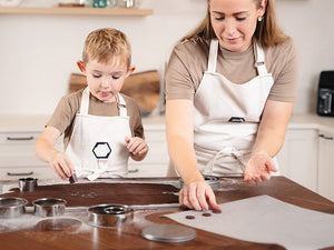 RUSTFRITT STÅL KAKESKJÆRERSETT - 5