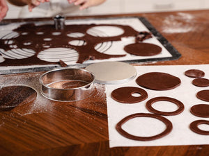 RUSTFRITT STÅL KAKESKJÆRERSETT - 2