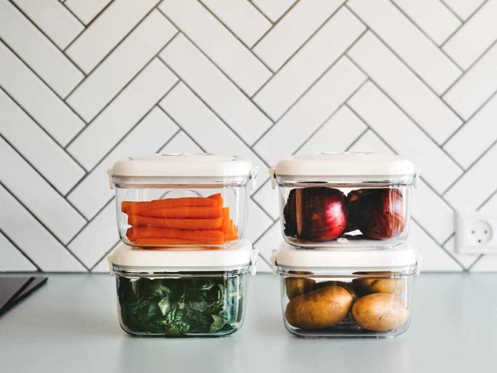 Vakuumlagringsbeholder 1400 ml Sett - 4 stk - 4