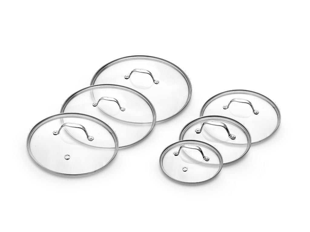 GLASSLOKKSETT 18/20/24/26/28/30 CM – 6 DELER - 1