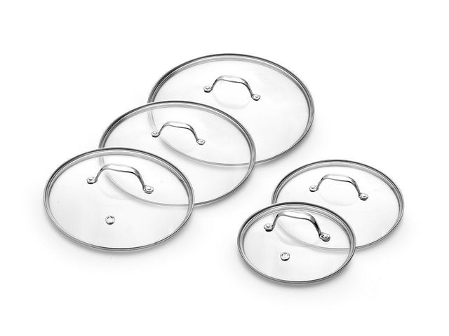 GLASSLOKKSETT 20/24/26/28/30 CM – 5 DELER - 1