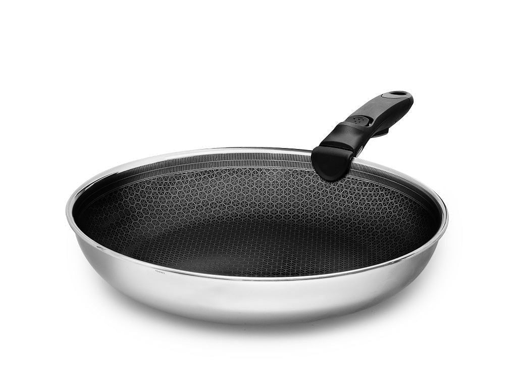 STEKEPANNE MED AVTAGBART HÅNDTAK 28CM SETT - 1