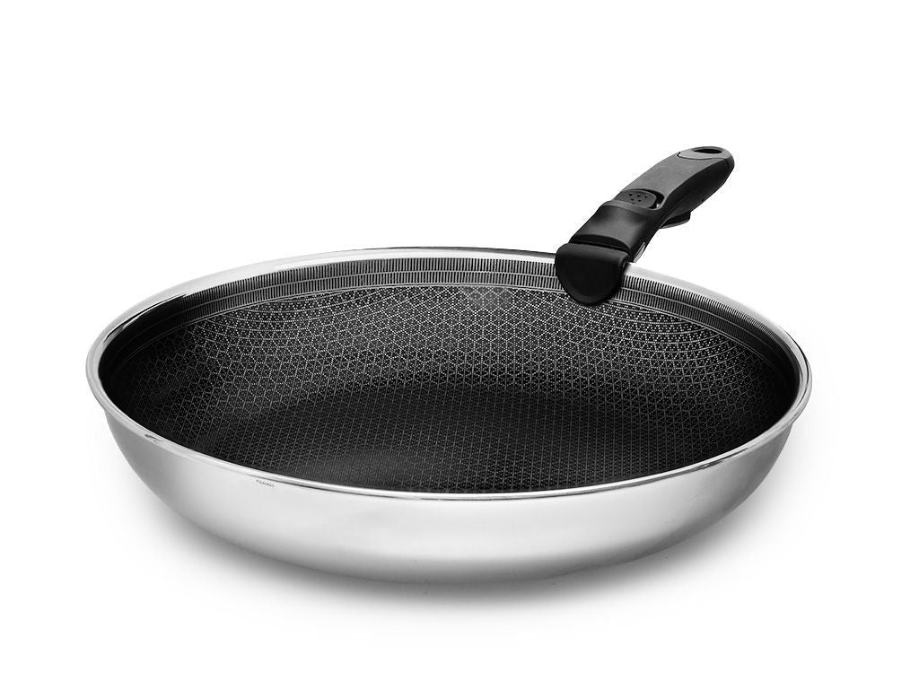 STEKEPANNE MED AVTAGBART HÅNDTAK 30CM SETT - 1
