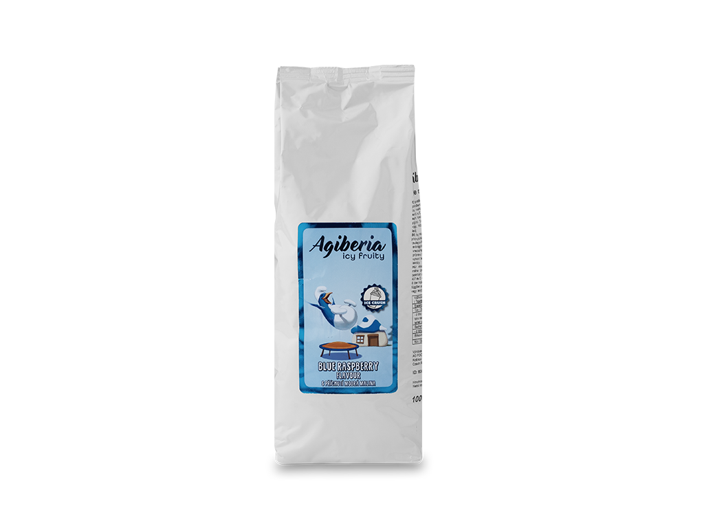 BLÅ BRINGEBÆR SLUSH ICE MIX – 1 KG - 1