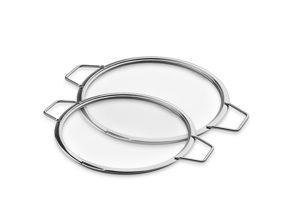 STABELBARE GLASSLOKK – 26/ 28 CM – 2 DELER - 1