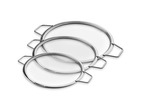 STABELBARE GLASSLOKK – 24/ 26/ 28 CM – 3 DELER - 1