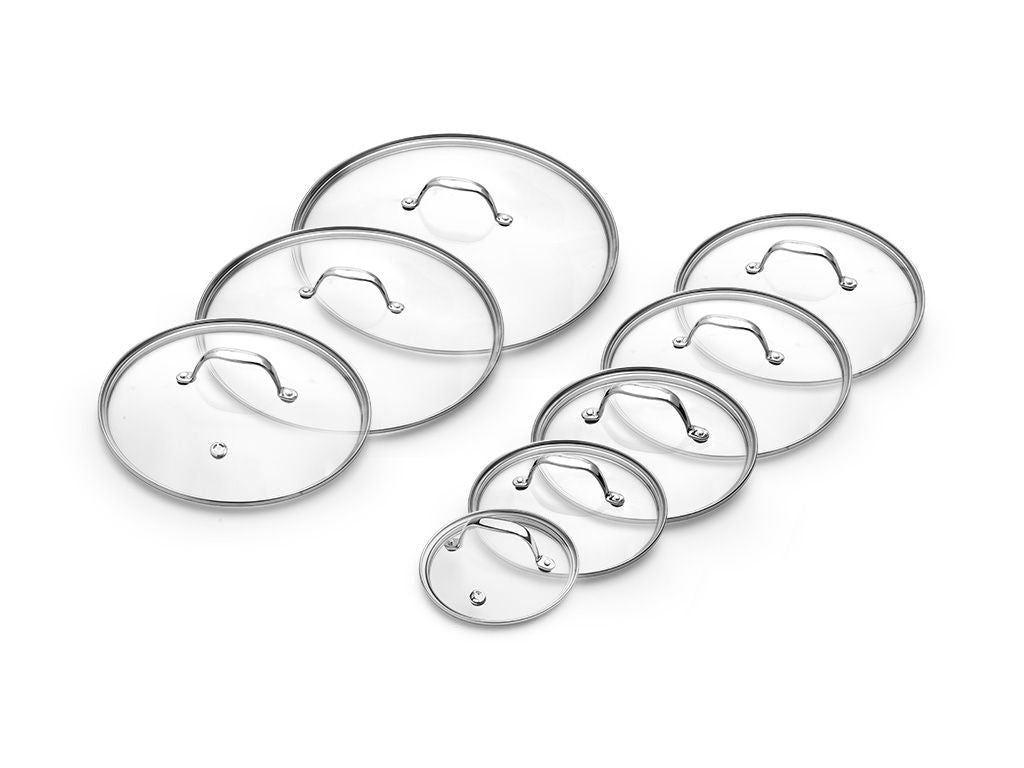 GLASSLOKKSETT 14/18/20/24/26/28/30/32 CM – 8 DELER - 1