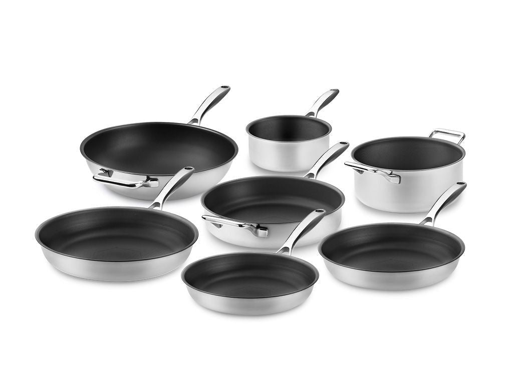 ZERO – NATURLIG NON-STICK KOKEKARSETT – 7 DELER - 1
