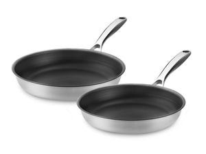 ZERO – NATURLIG NON-STICK STEKEPANNESSETT – 2 DELER - 1