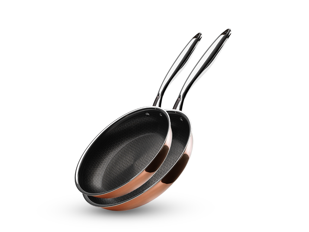 KOBBER HYBRID NON-STICK STEKEPANNESSETT - 2 DELER - 1