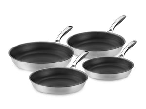 ZERO – NATURLIG NON-STICK STEKEPANNESSETT – 4 DELER - 1