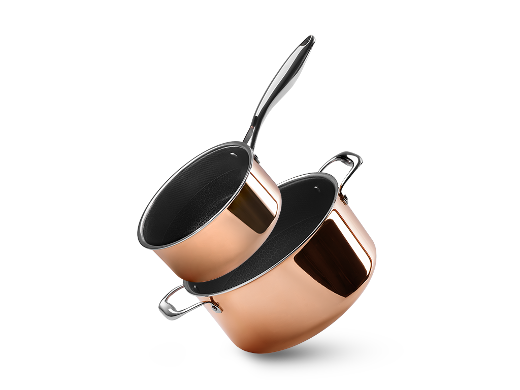 KOBBER HYBRID NON-STICK GRYTESETT - 2 DELER - 1
