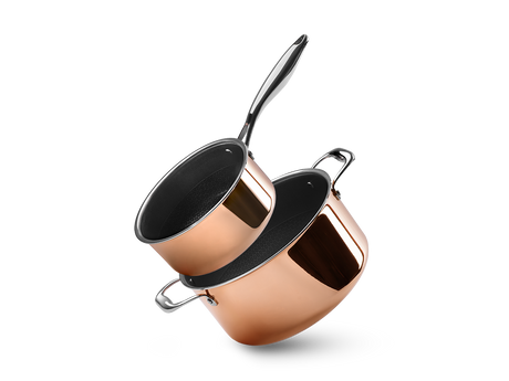 KOBBER HYBRID NON-STICK GRYTESETT - 2 DELER - 1