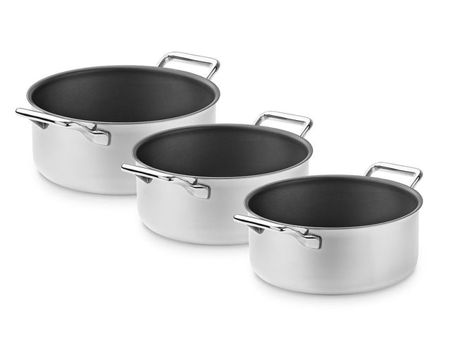 ZERO – NATURLIG NON-STICK GRYTESETT – 3 DELER - 1