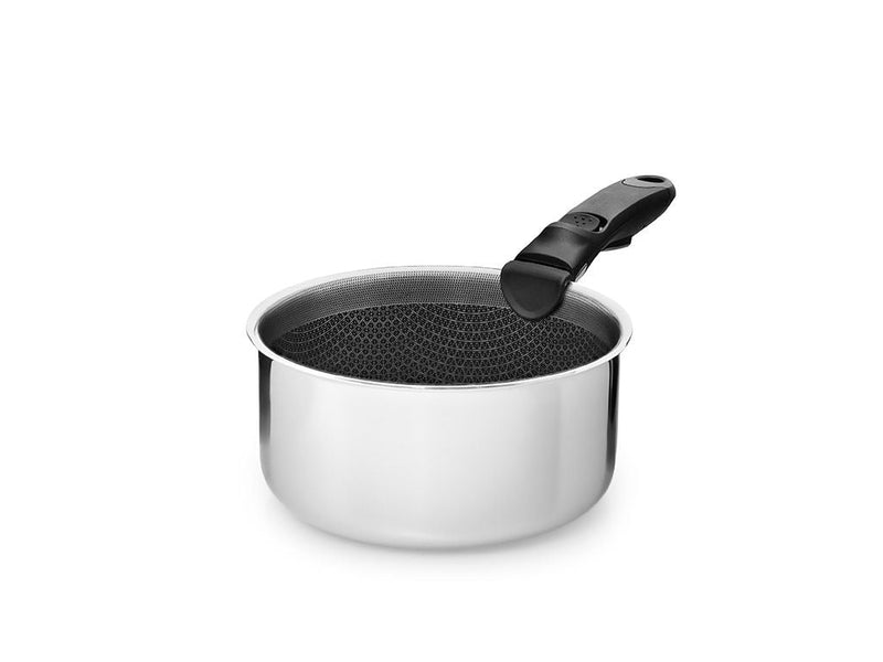 SAUS GRYTE MED AVTAGBART HÅNDTAK 18CM SETT