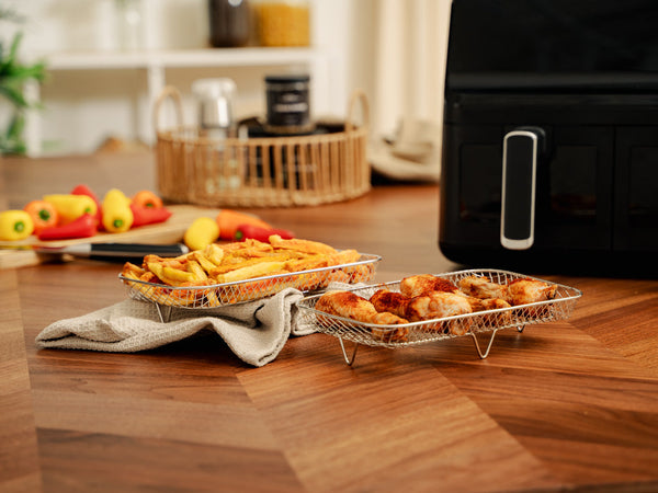 STABILEBARE AIRFRYER-STATIVER DUAL