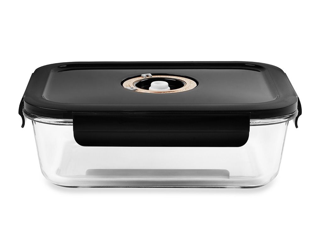 REKTANGULÆR VAKUUM GLASSBEHOLDER – 1480ML - 1